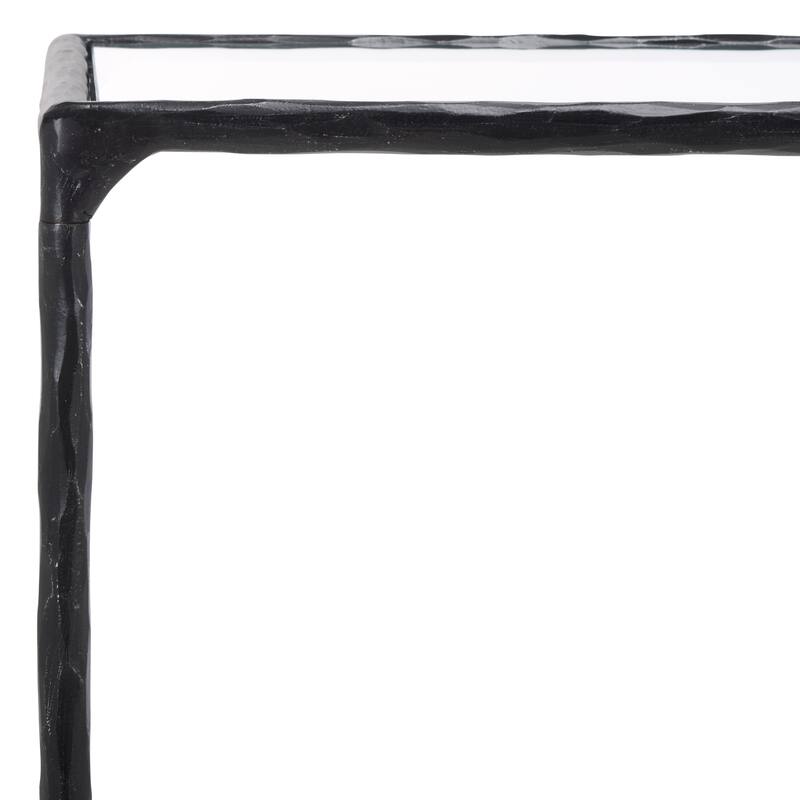 SAFAVIEH Couture Isabellina Metal And Glass Console Table - 42"W x 12"D x 30"H