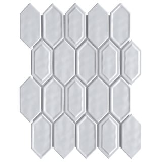 TileGen. Recycle Classic Bianaca Glass Mosaic in White Wall Tile (10 ...
