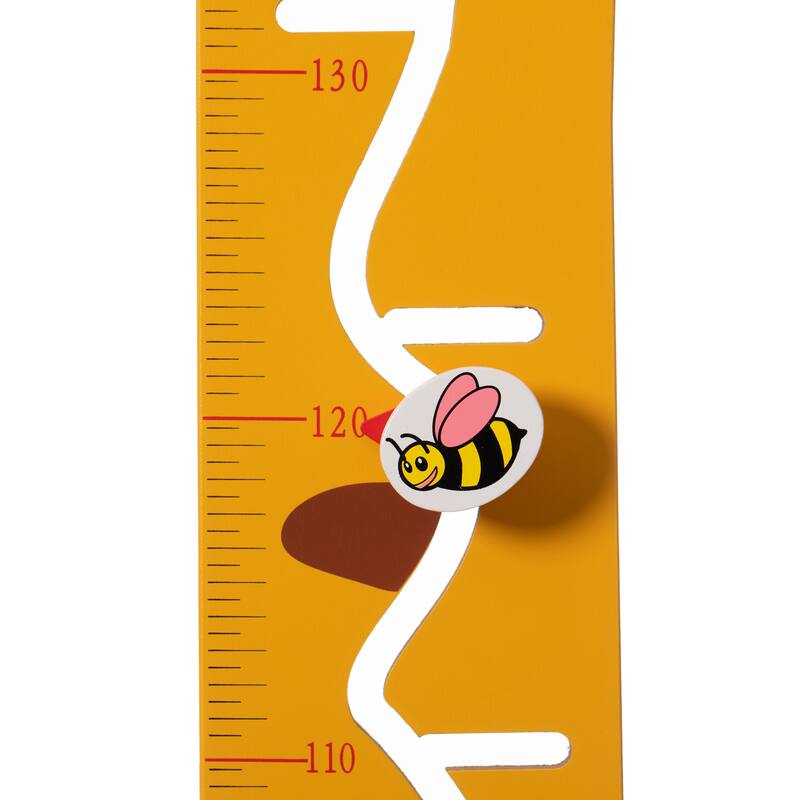 Wooden Giraffe Sensory Wall Game, Activity Toy Growth Chart for Playroom, Nursery, Preschool, and Doctors' Office