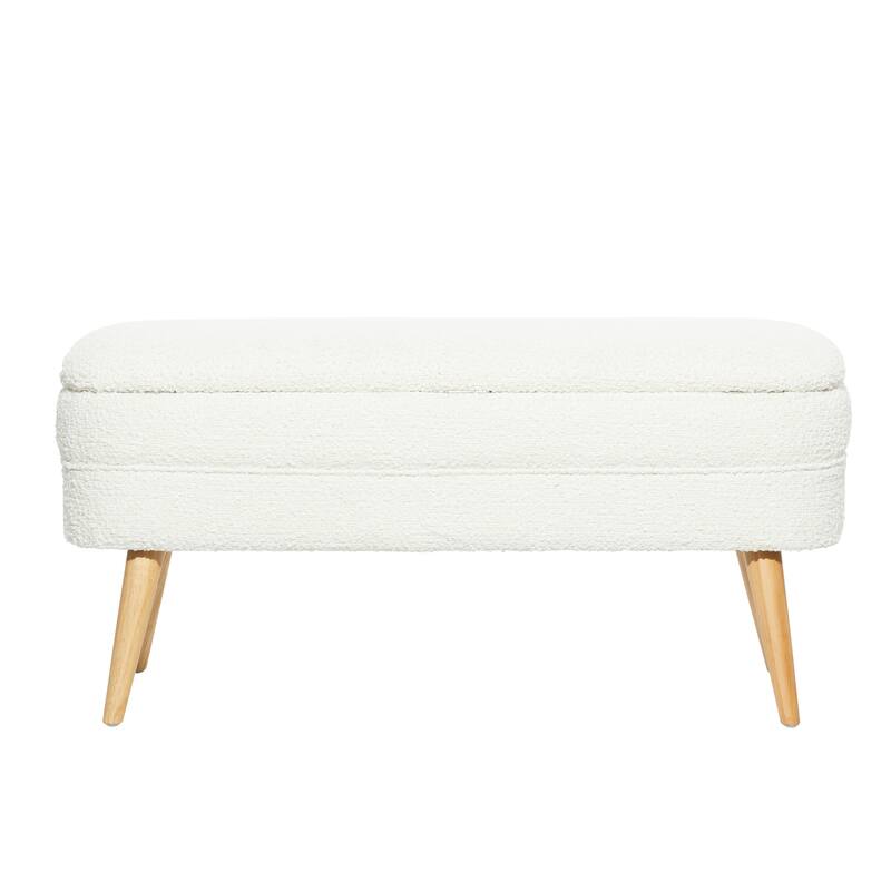 Wood Contemporary Storage Bench - 40 x 16 x 19