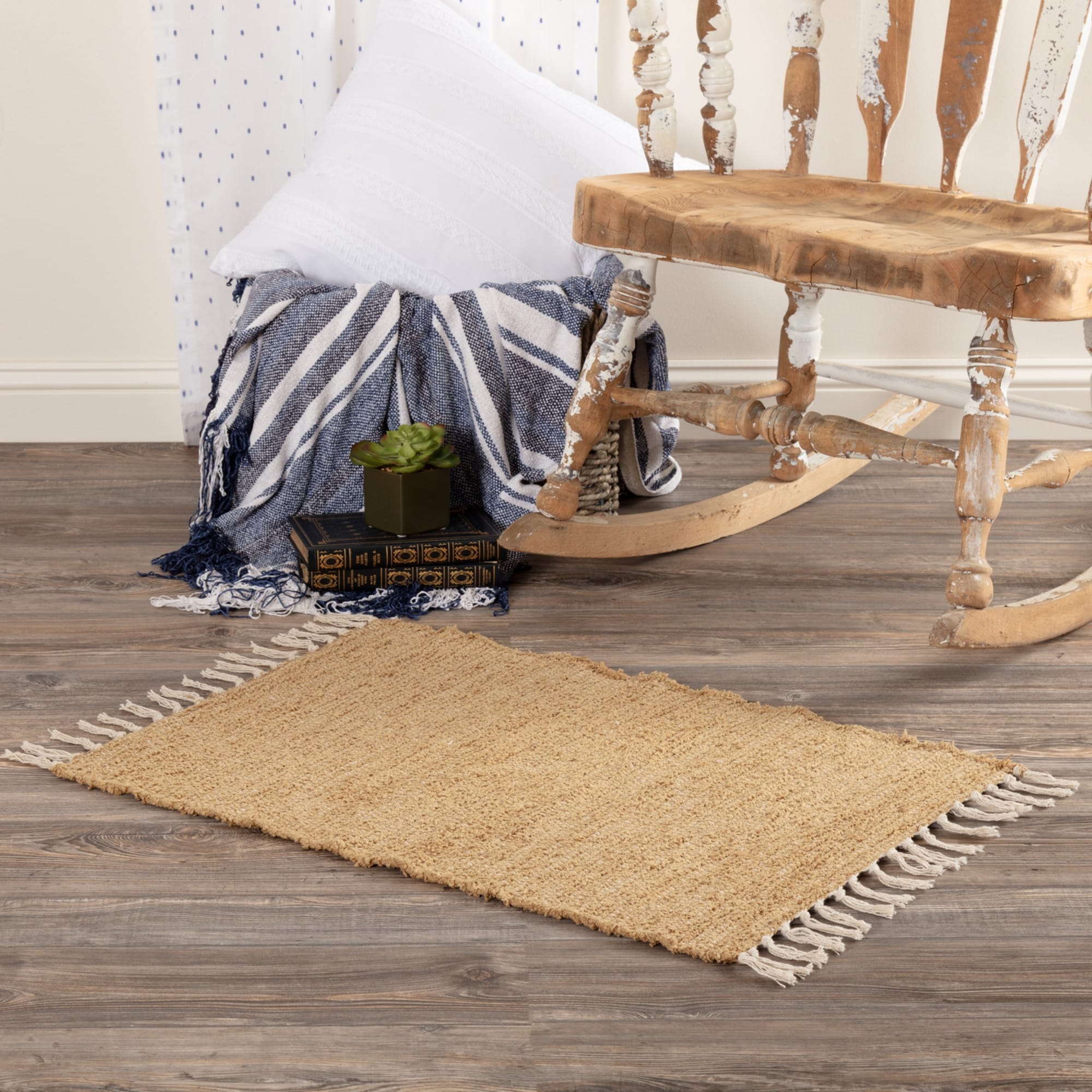 Burlap Natural Rustic Country Farmhouse Area Rag Rug Cotton Loom Woven Burlap Natural Rustic Country Farmhouse Area Rag Rug Cotton Loom Woven