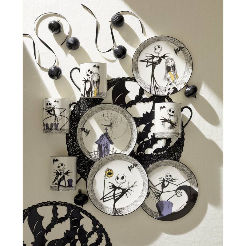 Lenox Nightmare Before Christmas Accent Plates, Set of 4