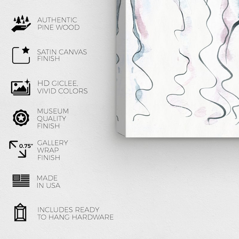 Wynwood Studio Canvas Fashion and Glam Pose White and Modern & Contemporary Wall Art Canvas Print