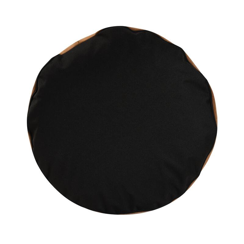 Qiviut Brown Foot Pouf