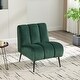 preview thumbnail 2 of 31, 24.4"W Accent Chair,Upholstered Armless Chair with Metal Legs