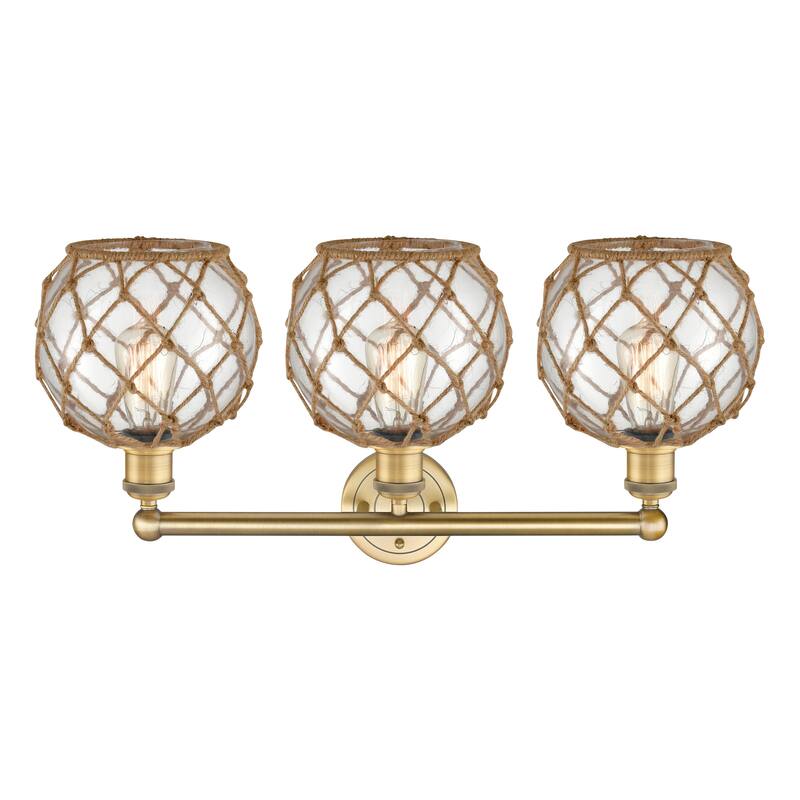 Innovations Lighting Endless Possibilities Edison - Farmhouse Rope - 3 Light 26" Bath Vanity Light