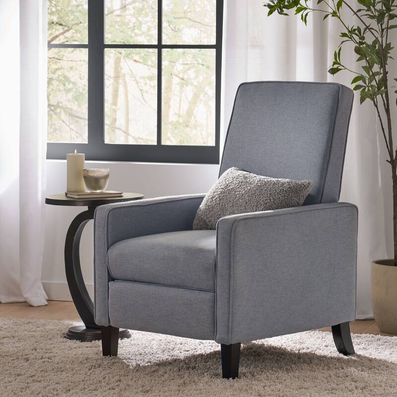 Dalton Fabric Recliner Club Chair by Christopher Knight Home - Grey