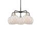 Option Black Antique Brass / White Glass with White Rope