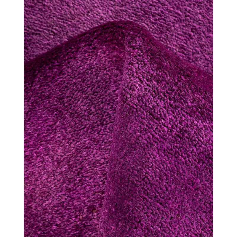 Vibrance One-of-a-Kind Hand-Knotted Runner Rug - Pink, 2' 7" x 13' 9" - 2' 7" x 13' 9"