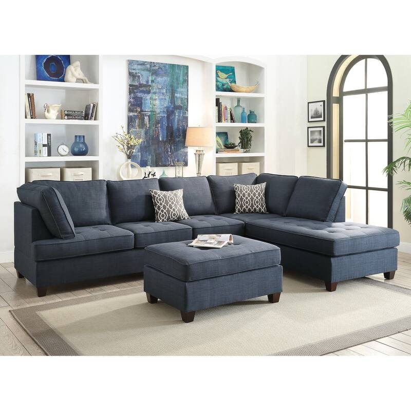 Cocktail Ottoman Dorris Fabric W Tufted Seats Ottomans