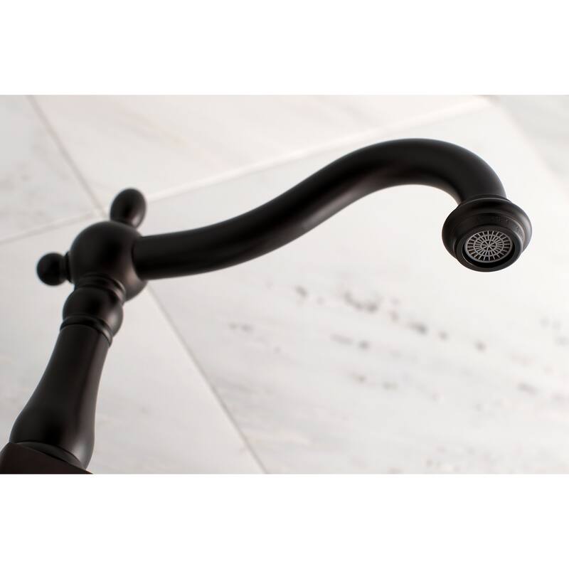 Heritage Two-Handle Wall Mount Bridge Kitchen Faucet