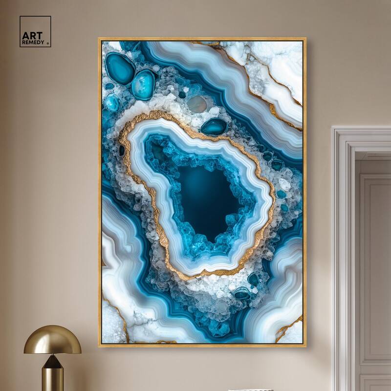 Gilded Geode Eye I Canvas by Art Remedy