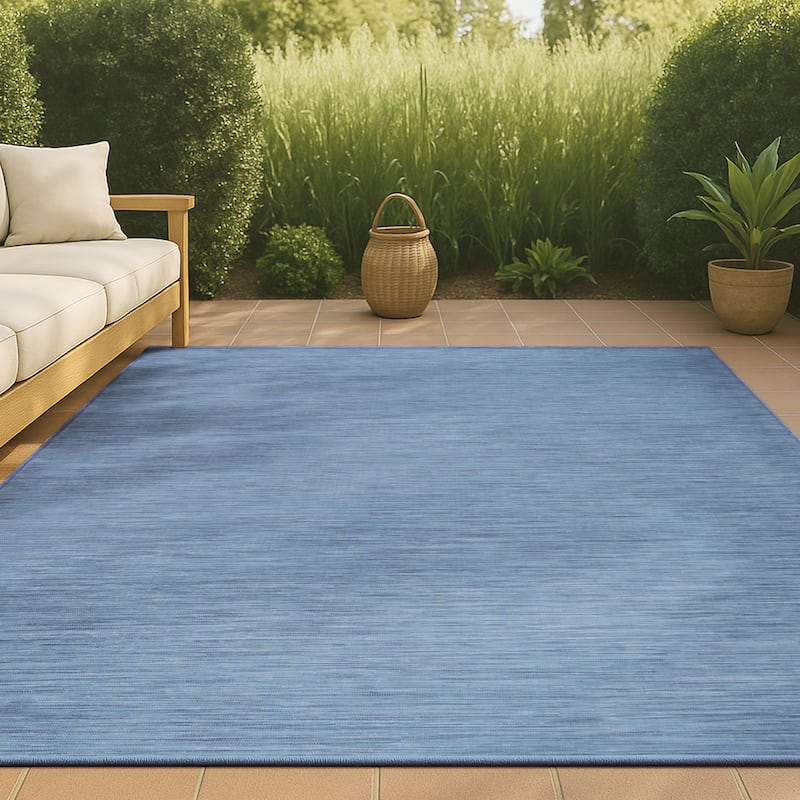 JONATHAN Y Bo Modern Flatweave Solid Area Rug