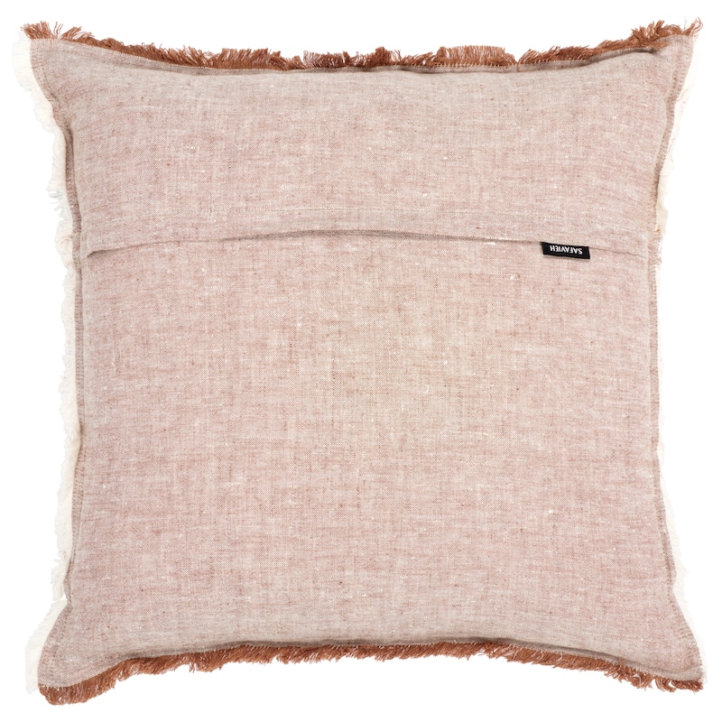 SAFAVIEH Home Theia 20-inch Blush/White Decorative Pillow