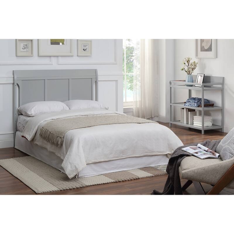Shailee 4-in-1 Convertible Crib Gray - Grey