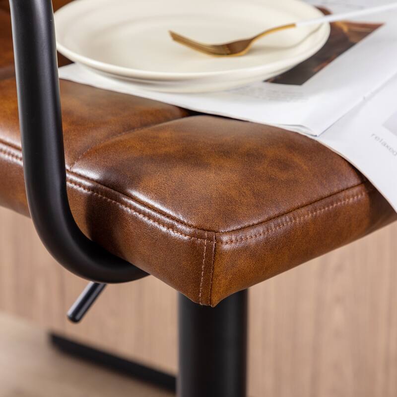Swivel Adjustable Height with Armrest Bar Stools