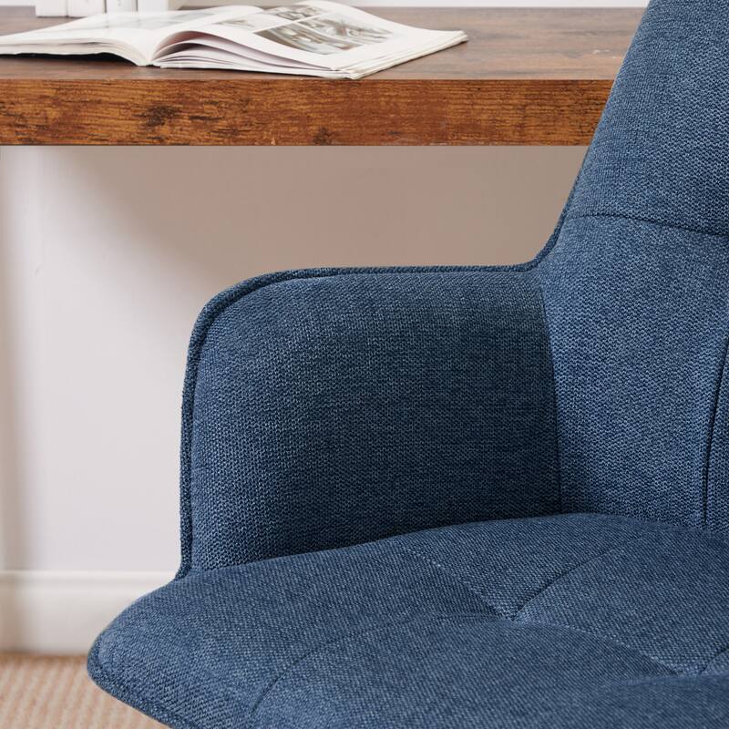 Art Leon Swivel Wood Accent Arm Chair