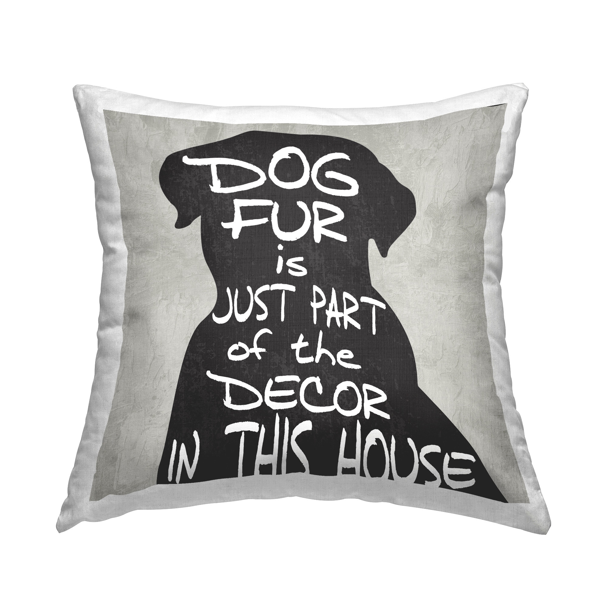 Dog fur pillow hot sale
