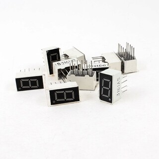10 Pcs Common Cathode 10-Pin 1 Bit 7 Segment 0.36