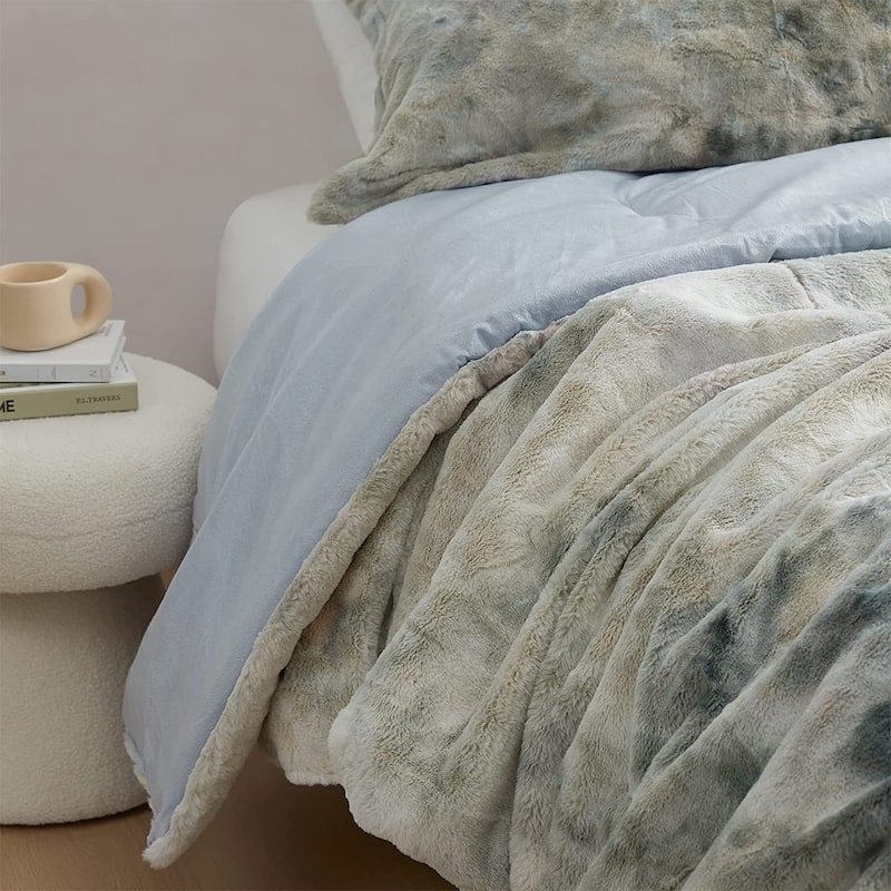 Lamb's Ear® - Coma Inducer® Oversized Comforter Set - Icy Gray