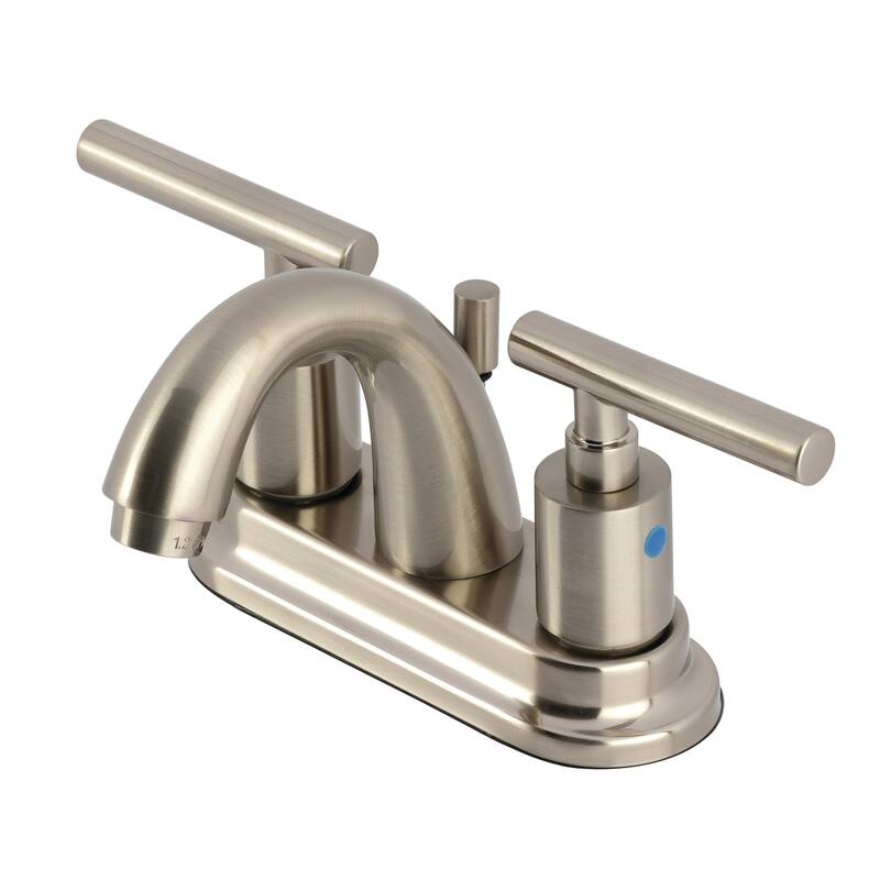 Kingston Brass KB861.CML Manhattan 1.2 GPM Centerset Bathroom Faucet - Brushed Nickel
