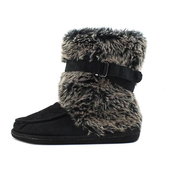 Shop Dr Scholl S Ariana Women Round Toe Canvas Black Winter Boot