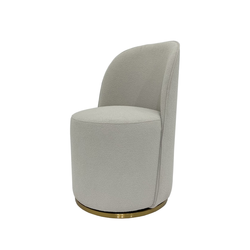 Boucle Swivel Dining Chair, Set of 2