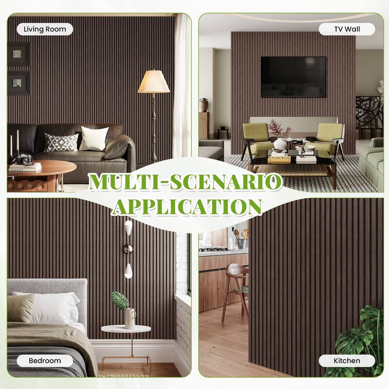 Soundproof Wood Slat Panels Acoustic Wall and Ceiling Panels