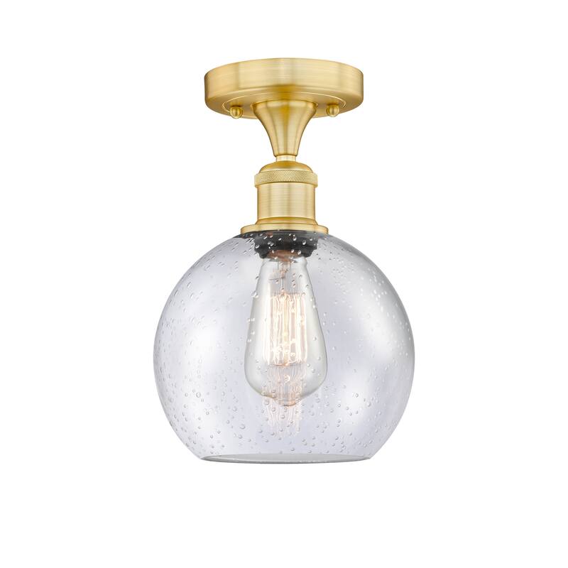 Innovations Lighting Edison Athens - 1 Light 8" Semi-Flush Mount