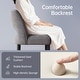 preview thumbnail 9 of 62, Set of 2/4/6 Modern Fabric Upholstered Dining Room Chair Kitchen Chairs with Wood legs
