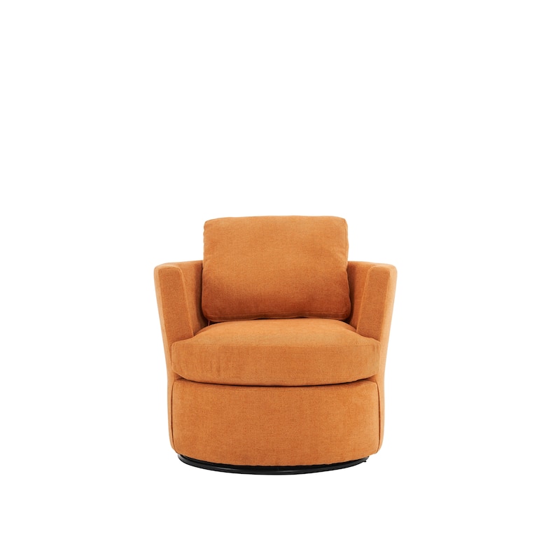 29.5" Polyester Swivel Arm Chair