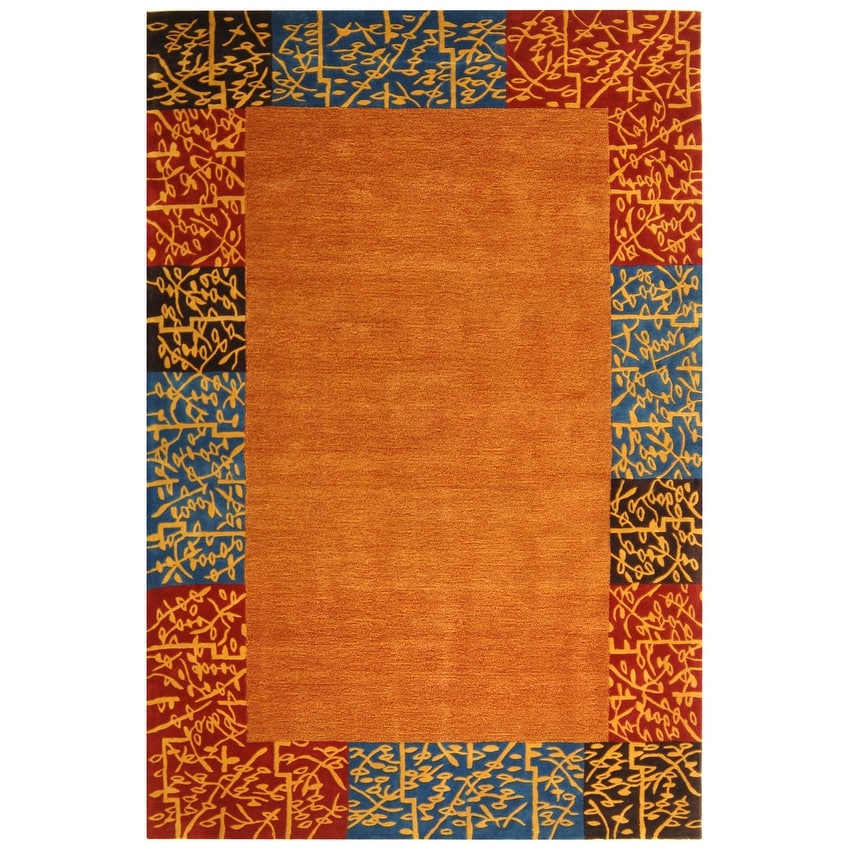 SAFAVIEH Handmade Rodeo Drive Silviea Mid-Century Modern Abstract Wool Rug