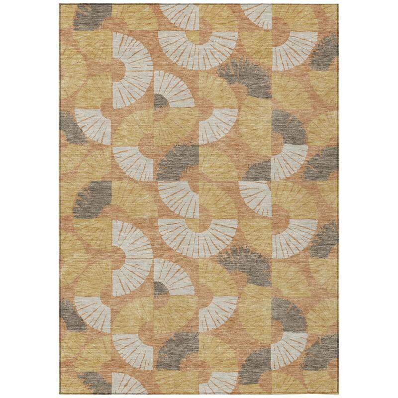 Machine Washable Indoor/ Outdoor Modern Jay Chantille Rug