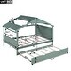 preview thumbnail 46 of 89, Skylight House Kids Bed Frame with Trundle Bed