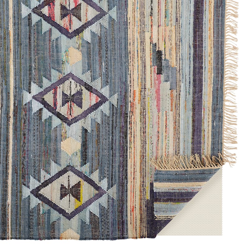Grand Bazaar Liya Hand Woven Diamond Transitional Area Rug