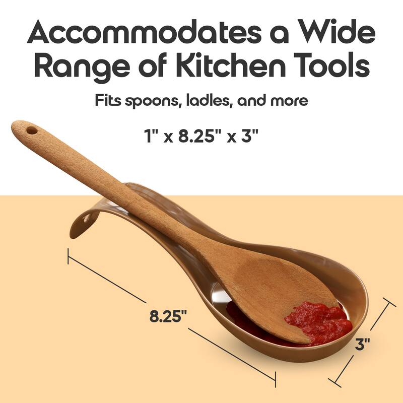 Omniware Simsbury Spoon Rest - 8.25” L x 3” W x 1” H