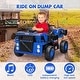 preview thumbnail 3 of 22, 12V Ride On Dump Truck for Kids with Remote Control