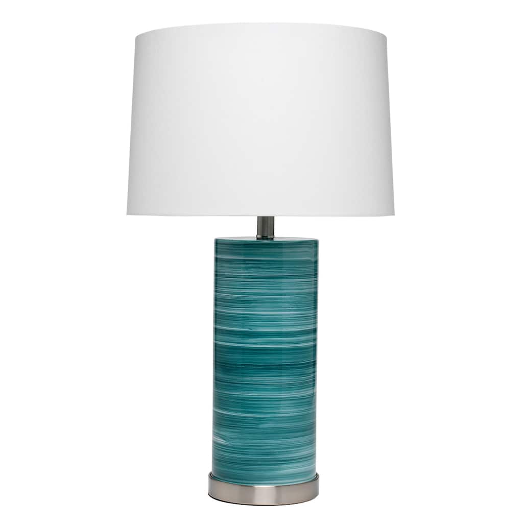 Alden Decor Jackson Hand-Blown Glass Table Lamp