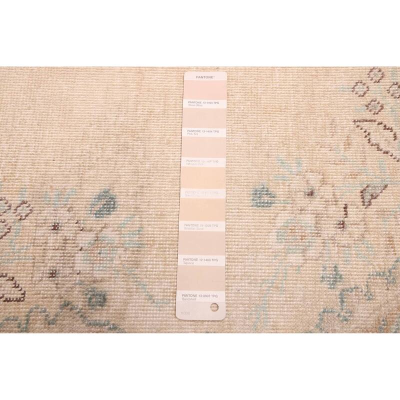ECARPETGALLERY Hand-knotted Antalya Vintage Beige Wool Rug - 8'0 x 10'10