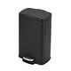 preview thumbnail 2 of 12, Innovaze 1.3 Gallon Stylish Rectangular Matt Step-on Trash Can Black