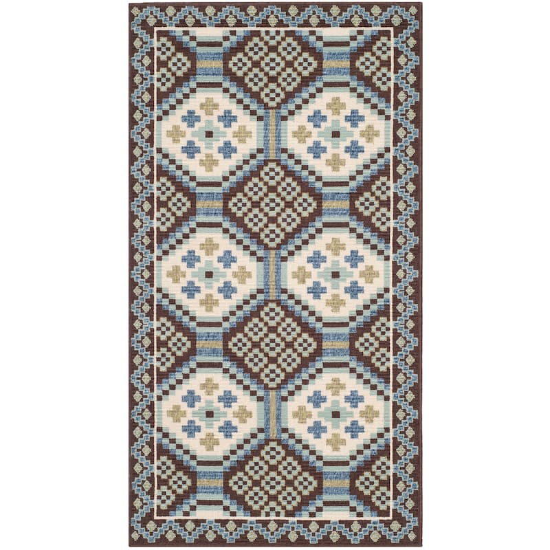 SAFAVIEH Veranda Paquita Indoor/ Outdoor Waterproof Patio Backyard Rug