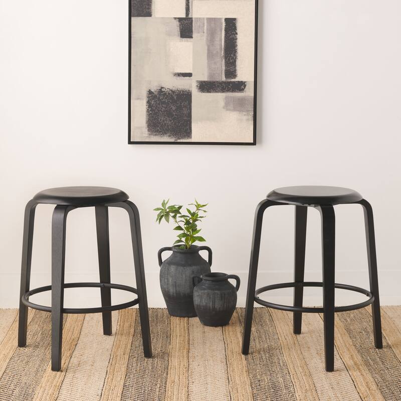SAFAVIEH Home Luella 26-inch Counter Stool [SET of 2] - 23"Wx23"Dx26"H