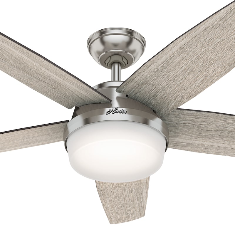 Hunter 52" Avia Ceiling Fan with LED Light and Handheld Remote