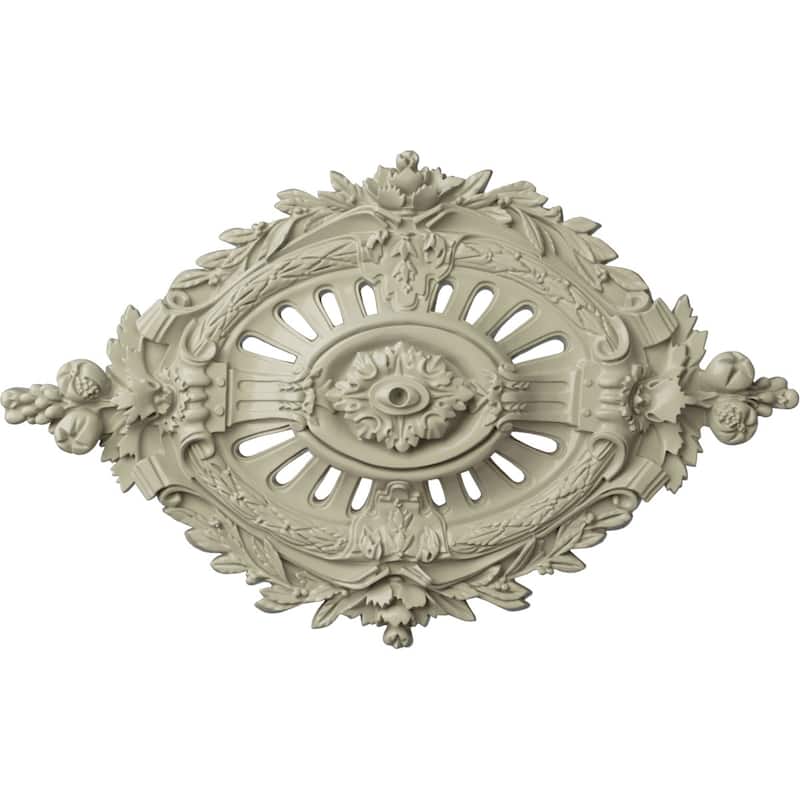 35 7/8"W x 22 1/2"H x 4 3/8"P Antonio Ceiling Medallion