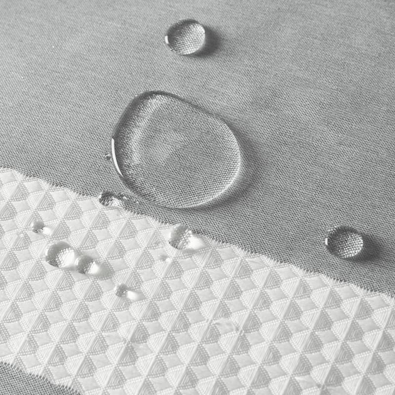 Madison Park Spa Waffle Shower Curtain with 3M Treatment