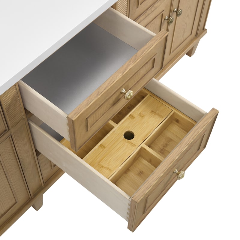 James Martin Vanities 424-V72 Lorelai 72" Single Basin Wood Vanity