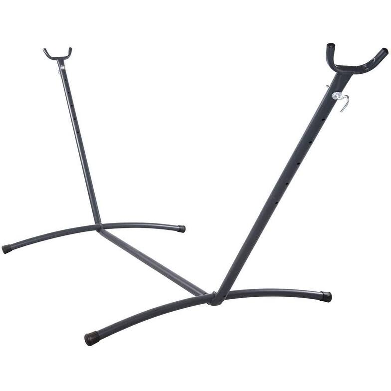 Double Cotton Hammock with Heavy Duty Steel Stand