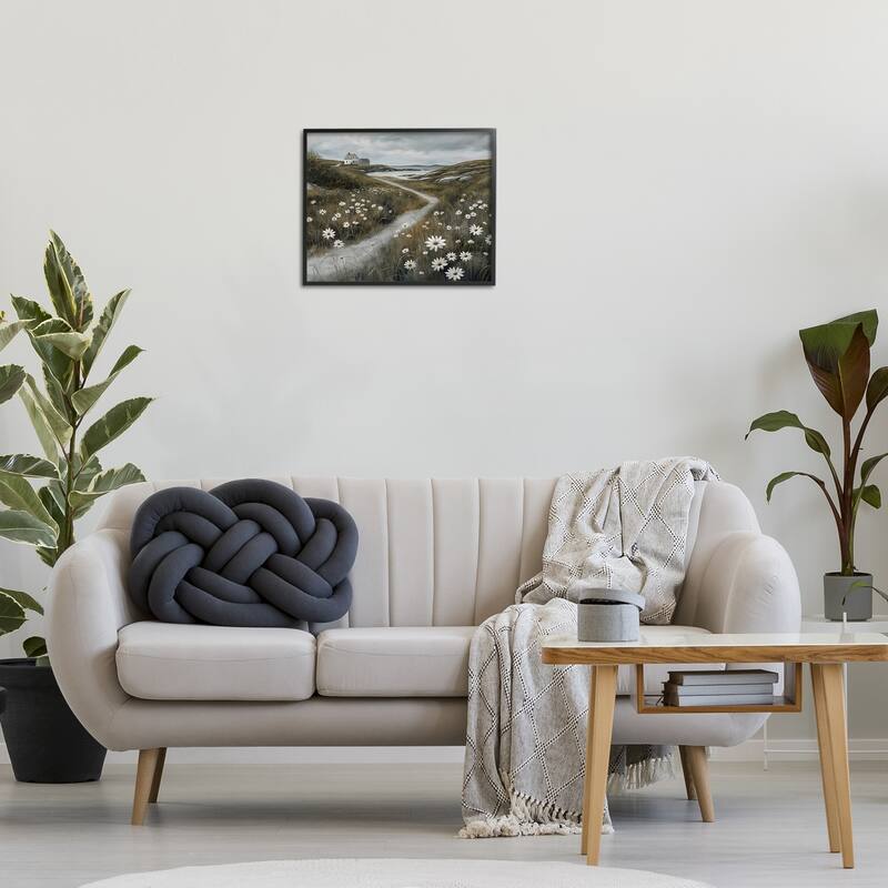 Stupell Serene Coastal Cottage Path Framed Giclee Art Design By Imagine It Images