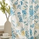 preview thumbnail 7 of 25, HLC.ME Scarlet Floral & Birds Back Tab Rod Pocket - Light Filtering Darkening Curtain Panels, Pair