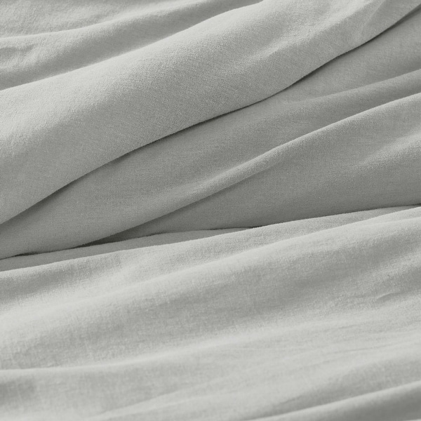 Cotton Linen Garment Washed 3 Piece Duvet Cover Set by Superior